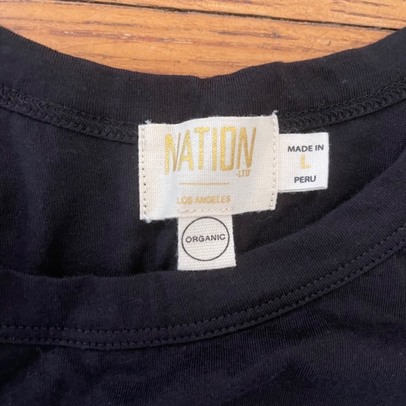 NWT Nation Los Angeles Rebecca Strappy Tank in Black Sz L | REVOLVE - Picture 3 of 9